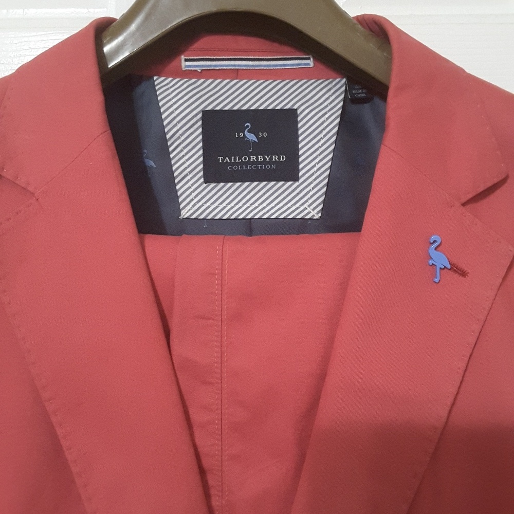 Tailorbyrd Suit - Nantucket Red - Rare Find - NWT